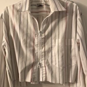 Cropped Long Sleeve Shirt